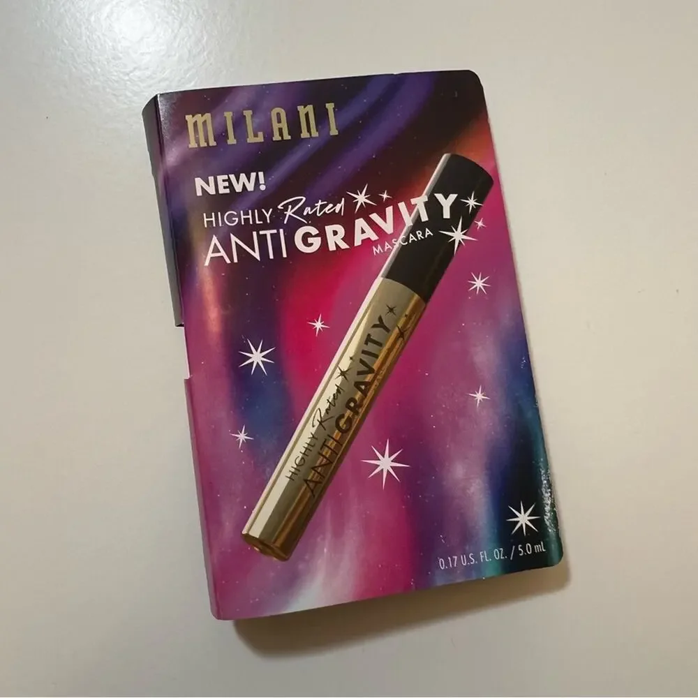 Milani Highly Rated Antigravity Mascara 0.17 fl oz/5ml mini travel